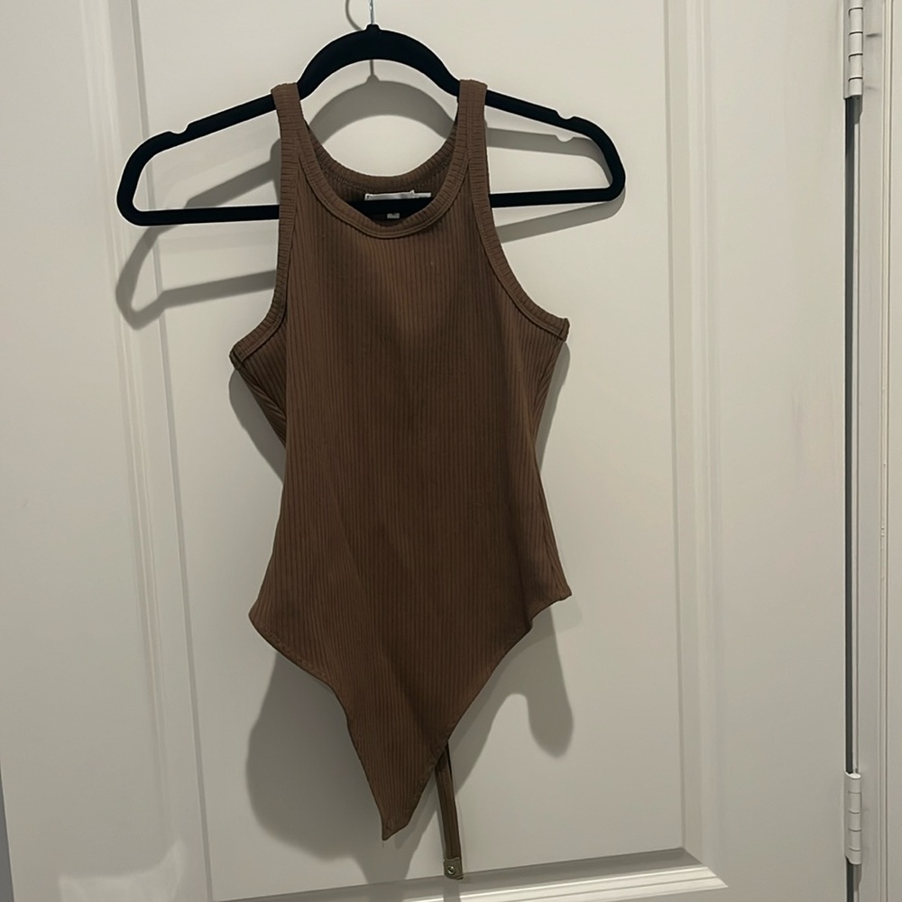 Good American ribbed bodysuit